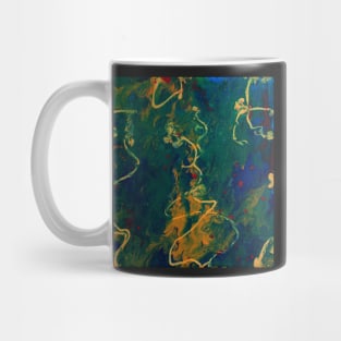 Acrylic fluid Abstract Mug